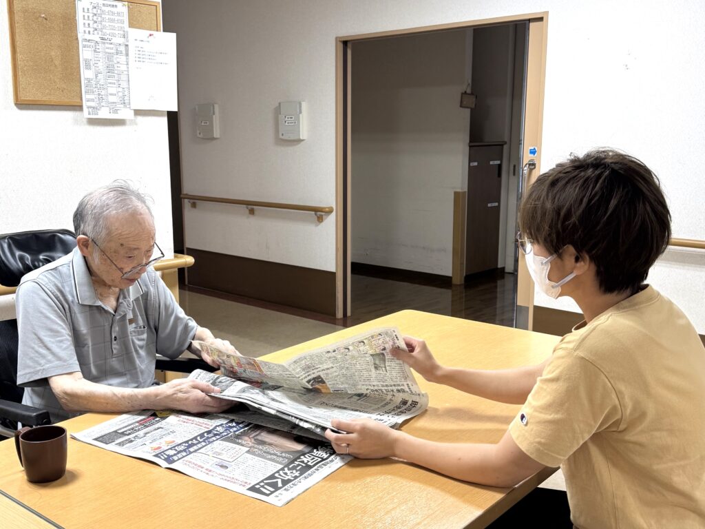 特別養護老人ホームの日常